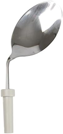 Homecraft Kings Angled Cutlery Utensils, Left Handed Spoon, (Eligible for VAT Relief in The UK) Adaptive Dining Aid for Limited Wrist or Arm Movement, Elderly, Disabled, Arthritis, Make Eating Easier