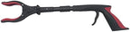 Grabber Reacher Tool 19" Aluminum Magnetic Claw with LED Light, Reacher Grabber Pickup Tool, Foldable Gripper Grabbers for Elderly Grab it Reaching Tool, Trash Grabbers Pickers, Red, By Luxet 2-Pack
