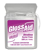 Shredless Monfilament Waxed Dental Floss- 50M (54.7yds) - Buy 5, Get 1 Free