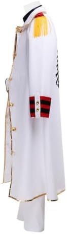 Men Garp Costume Garp White Uniform Adult Outfit Halloween Suit