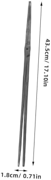 MAGICLULU Fireplace Tong Garbage Tongs High Long Trash Picker for Outdoor Use Multi Purpose Litter Grabber Tool for Bbq and Waste Pickup