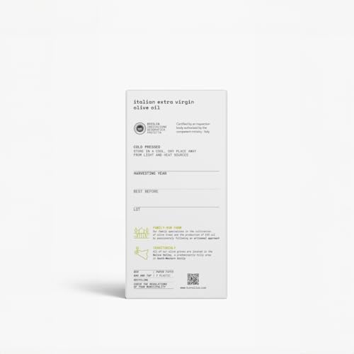 Tunnaliva EVO Oil - Italian Extra Virgin Olive Oil - 100% Nocellara del Belice - IGP Sicilia - 101,44 fl oz Bag-in-box