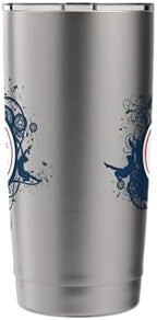 Trendy Paris Saint Germain Circle Crest Stainless Steel Insulated Tumbler