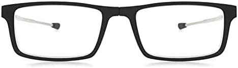 Foster Grant Gino Reading Glasses, Black (Classic Folding, Foldable, Bridge, Rectangle)