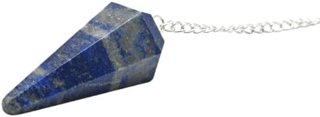 Amazing Gemstone Lapis Lazuli Crystal Pendulum for Divination - Certified Dowsing Crystals & Healing Stones for Chakra Balancing & Meditation - Enhance Reiki Spiritual Growth