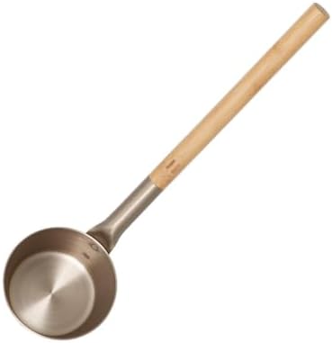 Champagne Aluminum & Bamboo Sauna Ladle