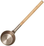 Champagne Aluminum & Bamboo Sauna Ladle