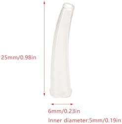 110 Pack Precision Tweezers Point Protector Lash Tweezers Tip Cover Cap for Eyelash Extension Tweezers Curved Pointed Craft Tweezers Stainless Steel Sharp Pointed Tweezer with Curved Tips