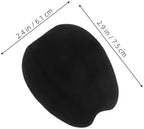 COLLBATH Forefoot Cushion Inserts Adhesive High Heel Cushions Non-Slip Shoe Pads for Women Soft Flexible Gel Protector Prevent Toe Sliding and Friction Relief 2 Pairs Black