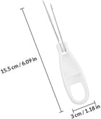 VALICLUD 2pcs Button Hook Dressing Aid Tools with Zipper Puller, Convenient Clothes Wearing Assistance Tool for Shirts and Coats, Manual Button Fastening Helper for Daily Dressing