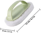 Kitchen Scrub Sponges and Handle Cleaning Brushes 6pcs Set, Dual-Color Non-Scratch Household Pot Scrubbers for Bathroom Tiles, Kitchen, and Bathtub Cleaning