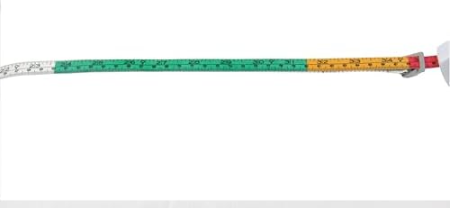 EMI Triangle BMI Body Mass Index Calculator and Body Tape Measure - 60" / 1.5 m ECB-301