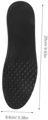 Didiseaon Breathable Running Shoe Insoles for Women, Anti-Skid Comfort Footbeds, Thin Cushioning Inserts for Sports and Military Training, Black Size 35-40