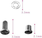 Replacement Screws for Prada Eyeglasses Sunglasses to Mount Lenses (Gunmetal)