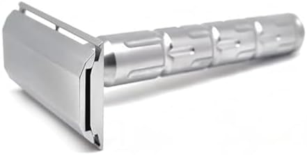 Goodfellas’ Smile SYNTESI STAINLESS STEEL Double Edge Safety Razor – CNC Machined with an Extreme Comfort Angle, Made in Italy