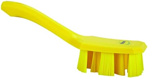 Vikan 41796 Brush, Short Handle, UST, Stiff, PP/PBT, Yellow