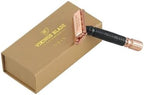VIKINGS BLADE Double Edge Safety Razor for Men + 5 Swedish Steel Blades + Luxury Case. Smooth, Reusable, Eco-Friendly (Chieftain “Odin”)