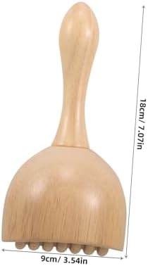 FRCOLOR Wooden Facial Cupping Tool Massage Cupping for Body Sculpting and Muscle Relaxation