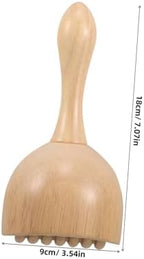 FRCOLOR Wooden Facial Cupping Tool Massage Cupping for Body Sculpting and Muscle Relaxation