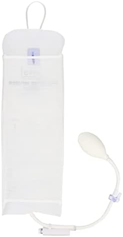 American Hospital Supply Medical Pressure Infusion Bag – 1000ml, IV Pole Infusion Sack with 3-Way Stopcock, Color-Coded Gauge | Medical Supplies & Equipment (1 Each)