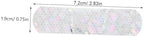 VOSAREA 100Pcs Glitter Adhesive Bandages Breathable Care Stickers with Stylish Sparkle Design for Adults Wound Protection and Skin Friendly Patch