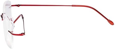 CessBlu Rimless Reading Glasses Design Readers for Women Men