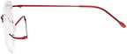 CessBlu Rimless Reading Glasses Design Readers for Women Men