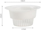Airgoesin 30pcs Disposable Dental Filter Screen Dental Chair Plastic Spittoon Filter for Dental Clinic Lab Tool Dental Chair Spare Parts