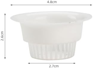 Airgoesin 30pcs Disposable Dental Filter Screen Dental Chair Plastic Spittoon Filter for Dental Clinic Lab Tool Dental Chair Spare Parts