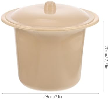 Chamber Pot Urine Bottles Plastic Portable Toilet with Lid Spittoon Bedside Urinal Basin Potty Pee Bucket for Elderly Adults Boys Girls