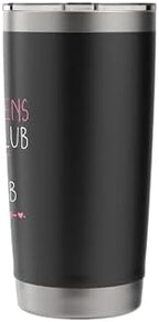 Funny Booklover What Happens At Book Club Stays At Book Club Stainless Steel Insulated Tumbler