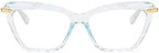 oriopxic Spring Hinge Bifocal Reading Glassess Cat Eye Womens Readers Bifocal Glassess