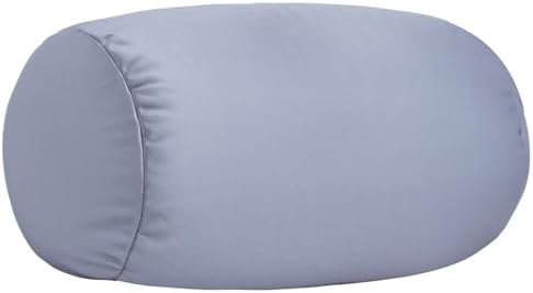 Squishy Neck Pillow, 7Inch x 12Inch Soft Travel Body Bed Pillow Bean Pillow for Kids Adult Chair Sleeping Car Seat, Fun Dormroom (Gray)
