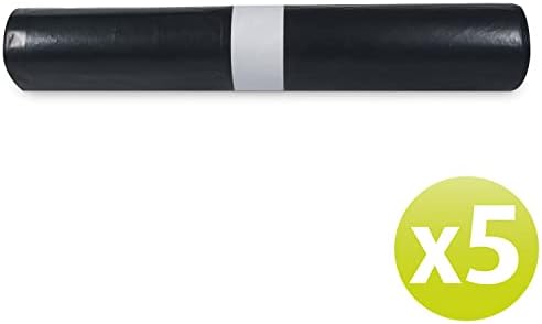 Professional Ultra Resistant Bag, 110 lt, Black, 5 Packs of 15 pieces