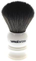 Yaqi White Handle Synthetic Shaving Brush