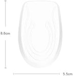 2 Pcs Silicone Gel Height Increase Insoles Heel Lifting Inserts Height Increase Heel Pad Adhesive Heel Cushion Pads Height Lift Shoe Inserts for Women 2 cm