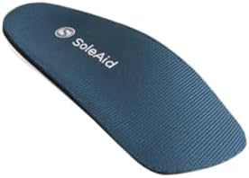SoleAid Insoles Slender ii 3/4 Length Neutral Arch Support Thin Orthotic Inserts for Tight Fitting Shoes to Relieve Plantar Fasciitis, Pronation, Flat feet (Women 8-9.5 / Men 6-7.5)