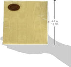Entertaining with Caspari Luncheon Napkin, Moire Gold, 20-Pack