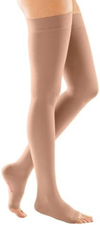 Mediven Forte 40-50 mmHg Open Toe Thigh High Compression Stockings w/ Silicone Top Band