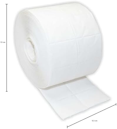 500 cellulose pads on a roll, cellulose pads