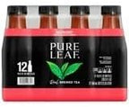 Pure.Leaf Raspberry Real Brewed Iced Tea, 16.9 oz, 12 Pack Bottles