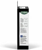 CURAD Knee Support for Men & Women, Elastic, Pull-Over, Knee Brace for Running Knee Pain, Workout Sports Knee Brace, Black, Small