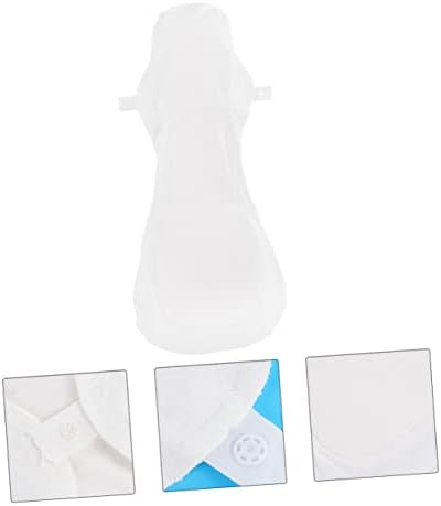 FOMIYES 3Pcs Reusable Sanitary Pad Washable Mama Cloth Period Pads Reusable Menstrual Pads Cotton Absorbent Panty Liners Incontinence Pads Feminine Pads for Women Girls 270mm