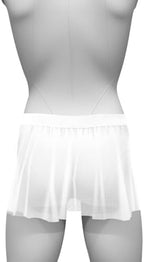 Sexy Panties Sissy Knickers Briefs Stretch Low Waist Mesh large Flat Skirt Hot Dress