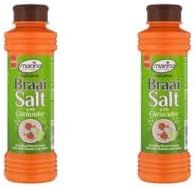 Welkom USA Famous Spoon + Marina Braai Salt with Coriander_14.10oz/400g_2 Pack