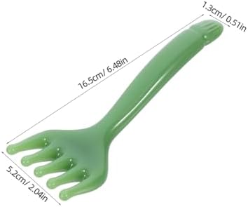 Scalp Massager Comb 2pcs Resin Scalping Tool for Head Face Neck Portable Scalp Scraper for Travel