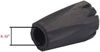 Trekking Pole Accessories Extra Thick and Wear Resisting Rubber Tips Snow Support Mud Support for Hiking Poles for All Common Trekking Poles, Hiking Sticks, Nordic Walking Poles with a Inner Diameter of 11mm/0.43"