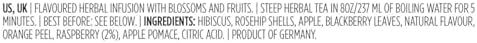 Tea Forte Raspberry Nectar Premium Caffeine-Free Herbal Tea Blend Event Box, Bulk Pack 40 Count, 10 per tray Individually Wrapped Handcrafted Pyramid Infusers