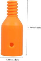 2pcs Threaded Pole Adapter Handle Extension Plastic Grip for American Style Poles Replacement for Cleaning Tools