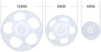 Click Dome 4mm/8mm/10mm Open for Connexx/Siemens/Signia and Rexton RIC Hearing Aids with Cleaning Brush Tools and Carry Case- 20pieces (8MM)
